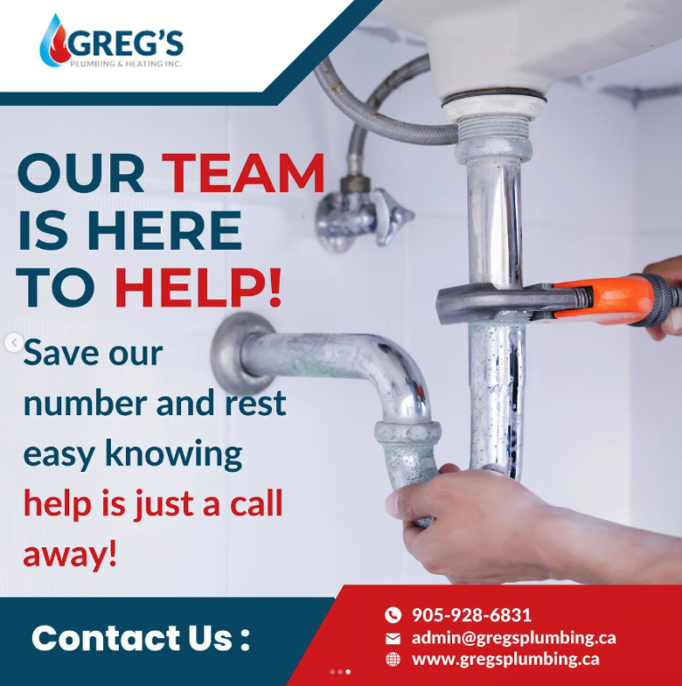 Here To Help Blog Post - Greg's Plumbing & Heating - Commercial Pluming, Residential Plumbing, Plumbing Repairs