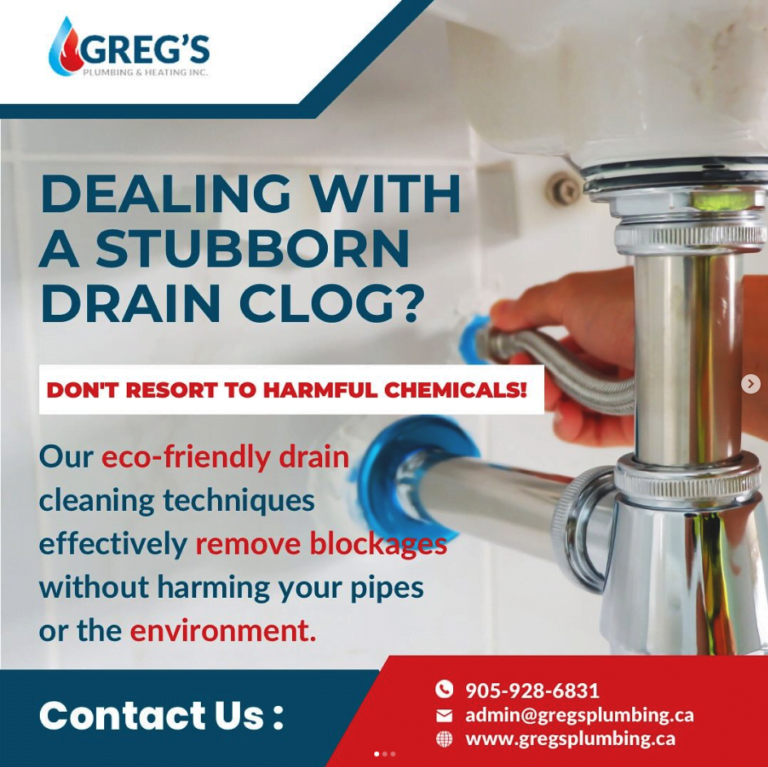 Dealing With A Stubborn Clog - Greg's Plumbing & Heating