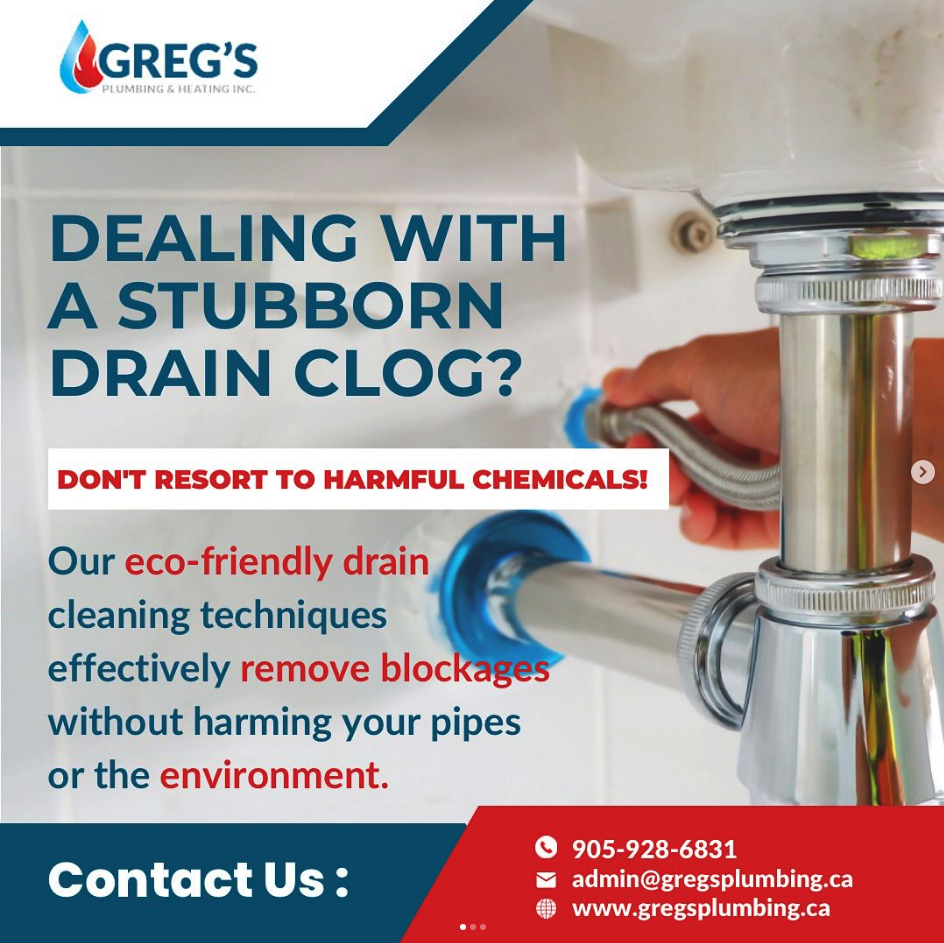 Clogged Pipe Services - Dealing With A Stubborn Clog - Greg's Plumbing & Heating