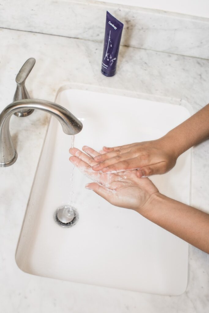 Hand Washing - ten plumbing maintenance tips 