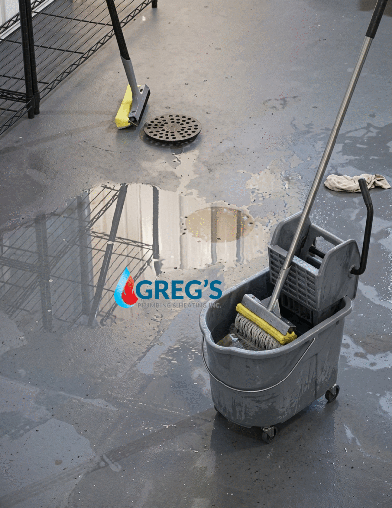 sewage or grey water rising
