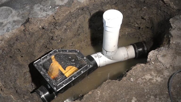 Backwater Valve installed