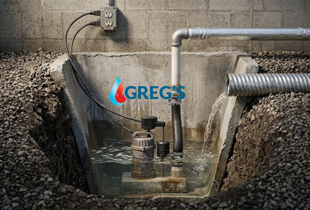 illustration on how Sump system work