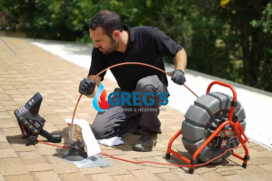 A post-cleaning inspection confirms the pipe is clean end-to-end
