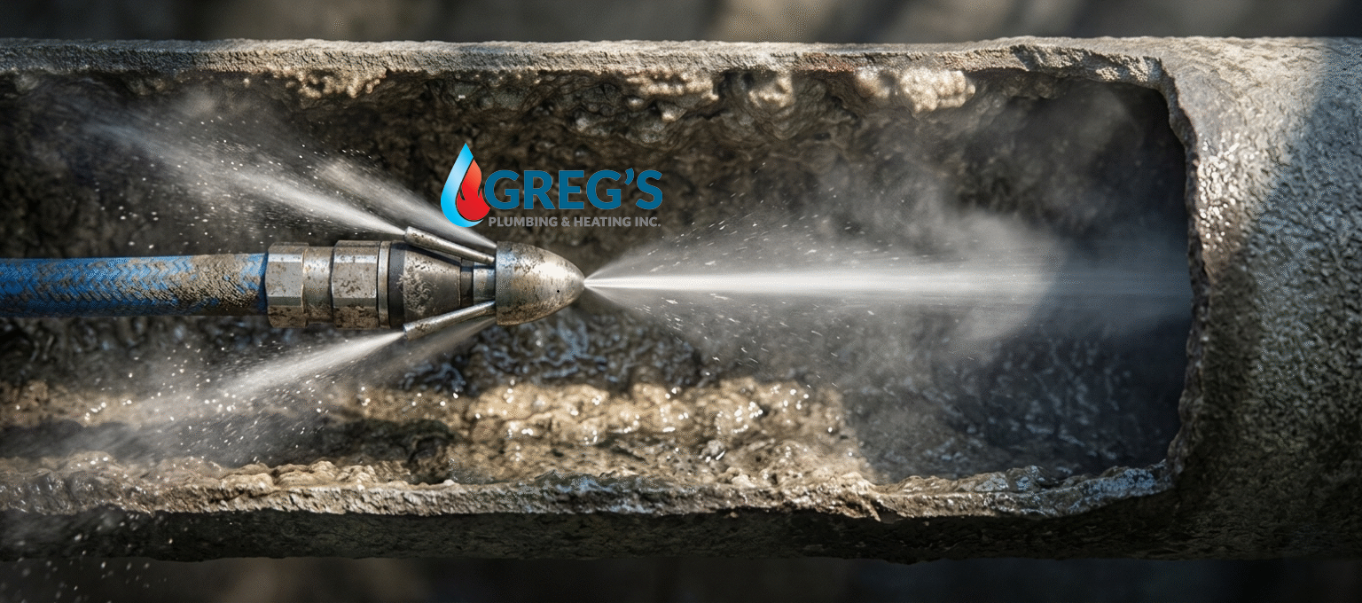Hydro-Jetting (High-Pressure Water) Pipe and Drain Line Clogs
