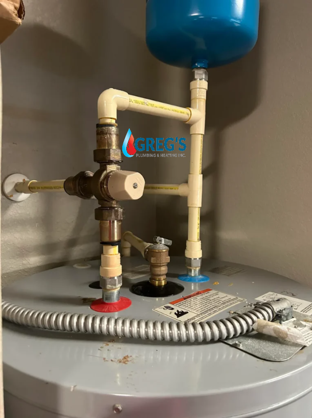 Emergency water heater steps